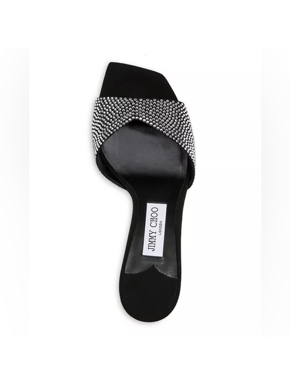 Jimmy Choo Skye 70 Embellished High Heel Slide Sandals - Picture 5 of 16